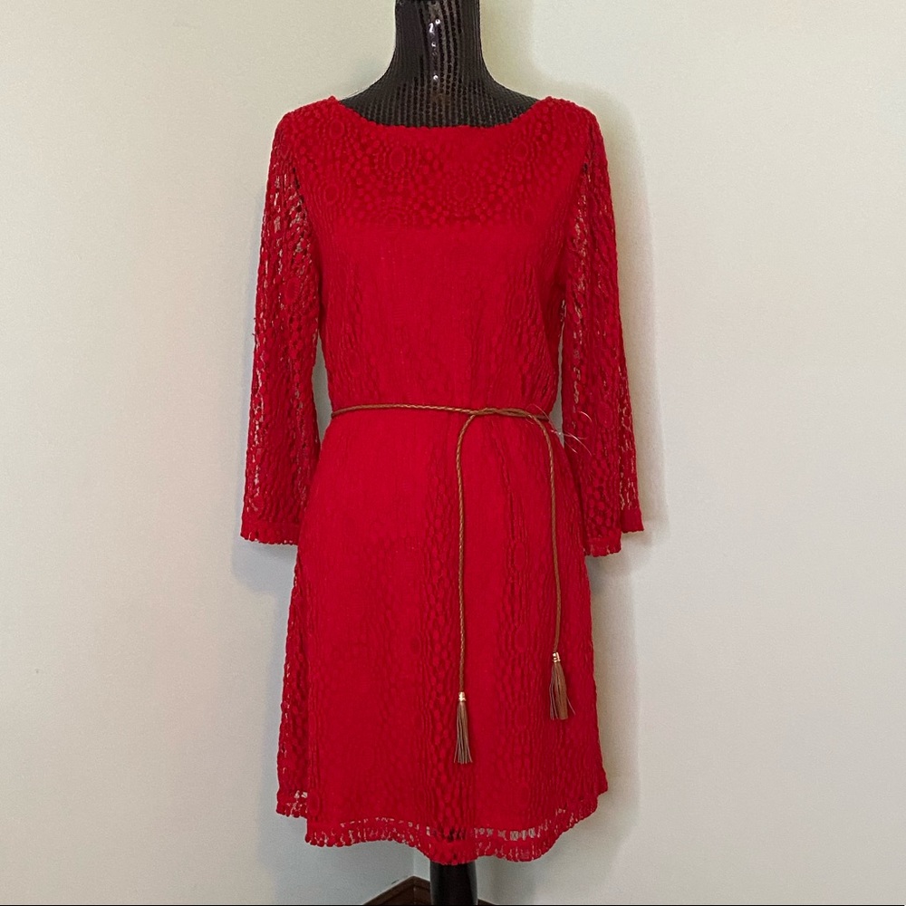 Brand new red dress. Size 10